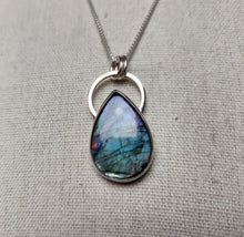 Load image into Gallery viewer, Todd Snider - Like a Force of Nature with labradorite [pendant only]

