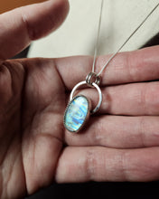 Load image into Gallery viewer, Billy Strings - In the Clear with rainbow moonstone [pendant only]
