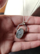 Load image into Gallery viewer, Billy Strings - In the Clear with rainbow moonstone [pendant only]
