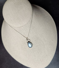 Load image into Gallery viewer, Goose - (dawn) with grey moonstone [pendant only]
