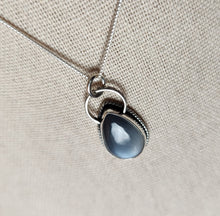 Load image into Gallery viewer, Goose - (dawn) with grey moonstone [pendant only]
