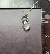 Load image into Gallery viewer, Goose - (dawn) with grey moonstone [pendant only]
