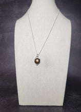 Load image into Gallery viewer, Phish - Drift While You're Sleeping with rose-cut chocolate sapphire [pendant only]
