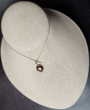 Load image into Gallery viewer, Phish - Drift While You're Sleeping with rose-cut chocolate sapphire [pendant only]

