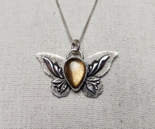 Load image into Gallery viewer, Phish - More with golden lattice sunstone [pendant only/no chain]
