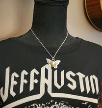 Load image into Gallery viewer, Phish - More with golden lattice sunstone [pendant only/no chain]
