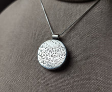 Load image into Gallery viewer, Phish - The Lizards with rainbow moonstone [pendant only/no chain]
