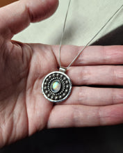 Load image into Gallery viewer, Phish - The Lizards with rainbow moonstone [pendant only/no chain]
