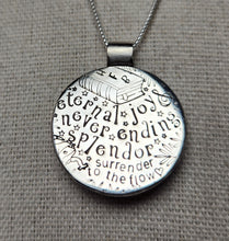 Load image into Gallery viewer, Phish - The Lizards with rainbow moonstone [pendant only/no chain]
