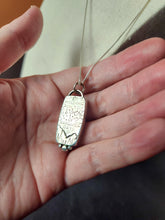 Load image into Gallery viewer, Billy Strings - In the Clear with rainbow moonstone [pendant only/no chain]

