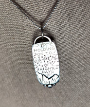 Load image into Gallery viewer, Billy Strings - In the Clear with rainbow moonstone [pendant only/no chain]
