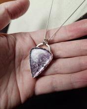 Load image into Gallery viewer, Paul Simon - Graceland with gemmy lepidolite [pendant only/no chain]
