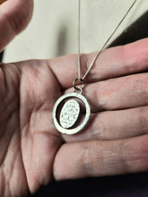 Load image into Gallery viewer, Phish - A Life Beyond the Dream with rainbow moonstone [pendant only/no chain]
