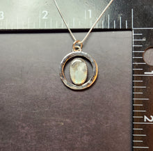 Load image into Gallery viewer, Phish - A Life Beyond the Dream with rainbow moonstone [pendant only/no chain]
