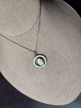 Load image into Gallery viewer, Phish - A Life Beyond the Dream with rainbow moonstone [pendant only/no chain]
