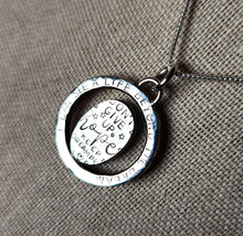 Load image into Gallery viewer, Phish - A Life Beyond the Dream with rainbow moonstone [pendant only/no chain]
