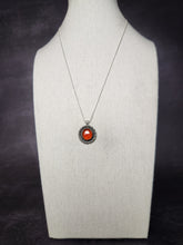 Load image into Gallery viewer, Phish - Strange Design with rose-cut hessonite garnet
