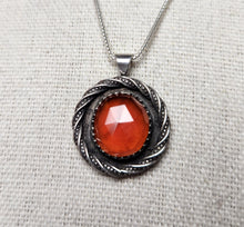 Load image into Gallery viewer, Phish - Strange Design with rose-cut hessonite garnet
