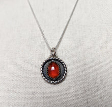 Load image into Gallery viewer, Phish - If I Could with hessonite garnet [pendant only/no chain]
