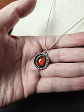 Load image into Gallery viewer, Phish - If I Could with hessonite garnet [pendant only/no chain]
