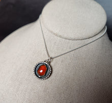 Load image into Gallery viewer, Phish - If I Could with hessonite garnet [pendant only/no chain]
