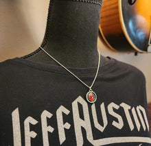 Load image into Gallery viewer, Phish - If I Could with hessonite garnet [pendant only/no chain]
