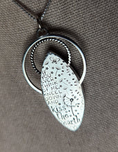 Load image into Gallery viewer, Phish - Dirt with moss agate [Pendant only/no chain]
