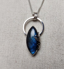 Load image into Gallery viewer, Billy Strings - I Believe in You with labradorite - pendant only/no chain
