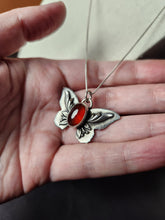 Load image into Gallery viewer, Talking Heads - Naive Melody with hessonite garnet - pendant only/no chain
