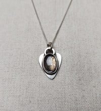 Load image into Gallery viewer, The Velvet Underground - rock &amp; Roll with rainbow lattice sunstone [Pendant only/no chain]
