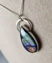 Load image into Gallery viewer, Phish - Everything's Right with labradorite - Pendant only/no chain
