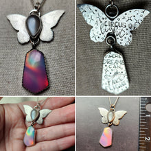 Load image into Gallery viewer, Phish - Roggae with grey moonstone and aurora opal
