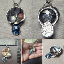 Load image into Gallery viewer, Phish - Waste with rose-cut teal kyanite
