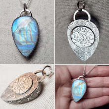 Load image into Gallery viewer, Phish - Everything&#39;s Right with rainbow moonstone
