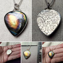 Load image into Gallery viewer, John Prine - In Spite of Ourselves with labradorite [pendant only]
