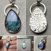Load image into Gallery viewer, Todd Snider - Like a Force of Nature with labradorite [pendant only]
