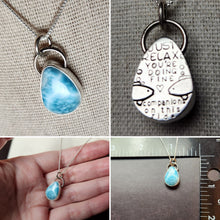 Load image into Gallery viewer, Phish - Strange Design with larimar [pendant only]
