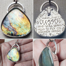 Load image into Gallery viewer, Billy Strings - Turmoil &amp; Tinfoil with labradorite
