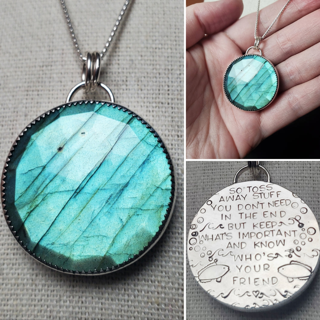Phish - Theme From The Bottom with rose-cut labradorite