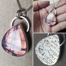 Load image into Gallery viewer, Wish You Were Here with pink labradorite
