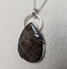Load image into Gallery viewer, Talking Heads - Naive Melody with labradorite pendant only/no chain
