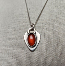 Load image into Gallery viewer, Phish - Run like an Antelope with hessonite garnet / pendant only, no chain
