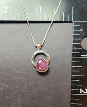 Load image into Gallery viewer, Phish - The Lizards with silver sheen ruby / pendant only, chains available separately
