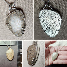 Load image into Gallery viewer, Phish - Bug with gembone [pendant only]
