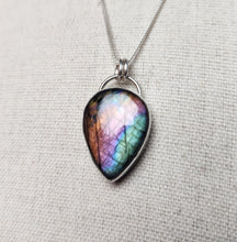 Load image into Gallery viewer, Phish - Strange Design with labradorite pendant only/no chain
