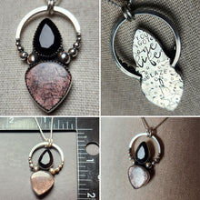 Load image into Gallery viewer, Phish - Blaze On with black onyx and purple haze sunstone
