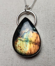 Load image into Gallery viewer, Phish - Pebbles and Marbles with spectrolite / pendant only, no chain
