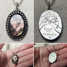 Load image into Gallery viewer, With a Little Help from My Friends - with purple haze sunstone

