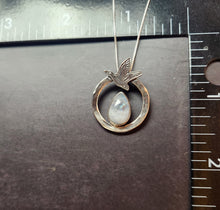 Load image into Gallery viewer, Goose - Empress of Organos with rainbow moonstone / pendant only, no chain
